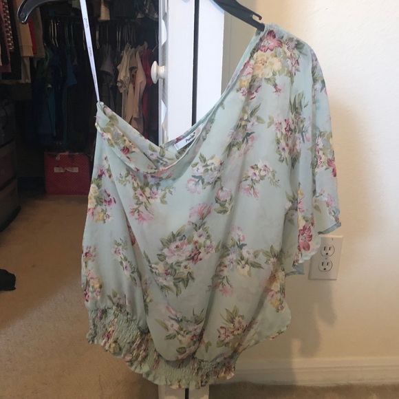 Papaya Tops - One shoulder blouse